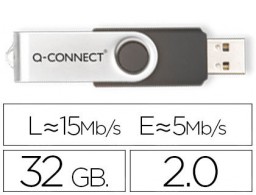 Memoria Flash Q-Connect USB 2.0 32 GB